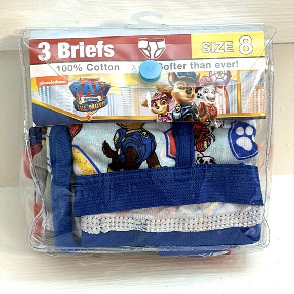 NEW Nickelodeon | Paw Patrol Boys Briefs 3 Pack New in Package - Picture 1 of 8
